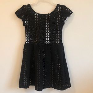 Girl’s Black Party Dress